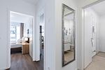 Flur mit Spiegel - Aparthotel Ostseeallee 2-09 - Top-Hundeurlaub