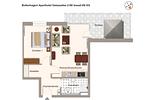 Grundriss (Angaben ohne Gewähr) - Aparthotel Ostseeallee 2-09 - Top-Hundeurlaub