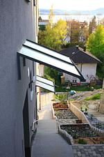 Fassade / Eingang - Überlinger Seeapartment 1 - Top-Hundeurlaub