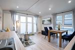 Wohnzimmer - Ferienhaus "Fuchsbau" (107) - Top-Hundeurlaub