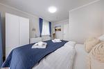 Schlafzimmer - FeWo Bianca - Top-Hundeurlaub