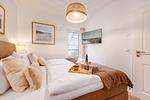 Schlafzimmer - FeWo Lieblingsplatz - Top-Hundeurlaub