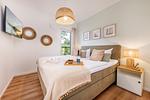 Schlafzimmer - FeWo Lieblingsplatz - Top-Hundeurlaub