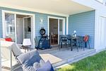 Terrasse - Ferienwohnung Funk Unit Olpenitz - Top-Hundeurlaub