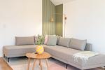 Wohnzimmer - Ferienwohnung Tower of Power Olpenitz - Top-Hundeurlaub