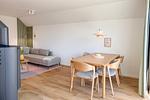 Wohnzimmer - Ferienwohnung Tower of Power Olpenitz - Top-Hundeurlaub