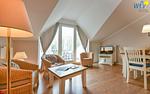 Wohnzimmer - Ferienwohnung 15 - Top-Hundeurlaub