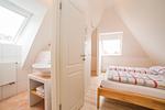 Schlafzimmer mit eigenem Bad - Achterdeck - Hüs in Lee - Top-Hundeurlaub