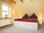 Schlafzimmer - Haus Gestrandet - Top-Hundeurlaub