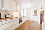 Küche / Küchenzeile - Haus Norderstraße 77 - Top-Hundeurlaub