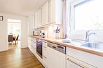 Küche / Küchenzeile - Haus Norderstraße 77 - Top-Hundeurlaub