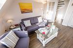 Wohnzimmer - Haus Nordhedig 1, Whg. 4 - Top-Hundeurlaub