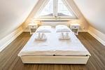 Schlafzimmer - Haus Nordhedig 1, Whg. 4 - Top-Hundeurlaub