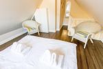 Schlafzimmer - Haus Nordhedig 1, Whg. 4 - Top-Hundeurlaub