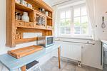Küche / Küchenzeile - Haus Wenningstedter Weg 12, Haushälfte B - Top-Hundeurlaub