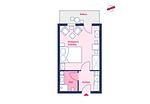 Grundriss - Nordland Appartements Wohnung Aerö - Top-Hundeurlaub