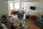 Wohnzimmer - Haus am Turm - Top-Hundeurlaub