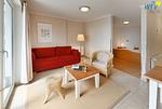 Wohnzimmer - Ferienwohnung 98 - Top-Hundeurlaub