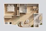Grundriss - App. Oberdeck - Top-Hundeurlaub