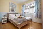 Schlafzimmer - Strandferienwohnung Trixi 2 - Top-Hundeurlaub