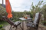 Terrasse - Strandferienwohnung Trixi 2 - Top-Hundeurlaub