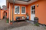 Fassade / Eingang - Strandferienwohnung Trixi 2 - Top-Hundeurlaub