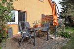 Terrasse - Strandferienwohnung Trixi 2 - Top-Hundeurlaub