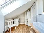 Badezimmer DG mit Waschmaschine - Haus 37a - Top-Hundeurlaub