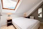 1. Schlafzimmer mit Doppelbett - Wohnung 04-6 - Top-Hundeurlaub