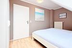 2. Schlafzimmer im Obergeschoss - Wohnung 04-6 - Top-Hundeurlaub