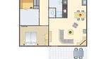 house - Bungalow für 2 Personen (50 m²) in Putten - Top-Hundeurlaub