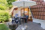 Terrasse - Ferienhaus Kniepsand 07 - Top-Hundeurlaub