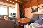 Wohnzimmer - Ferienhaus Kniepsand 07 - Top-Hundeurlaub