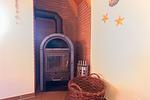 Kamin-/Ofen - Ferienhaus Kniepsand 07 - Top-Hundeurlaub