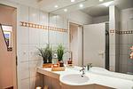 Badezimmer - Ferienwohnung Poseidon Residenz Störtebecker - Top-Hundeurlaub
