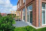 Terrasse mit Gartenmöbel - Aparthotel Anna Düne 0-08 - Top-Hundeurlaub