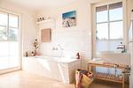Badezimmer - Ferienhaus Haubenlerche 59 - Top-Hundeurlaub