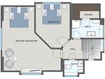 Grundriss - Ferienhaus Haubenlerche 59 - Top-Hundeurlaub