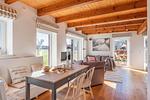 Wohnzimmer und Essbereich - Apartment 7 - Top-Hundeurlaub