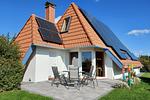 Terrasse - Ferienhaus "Nordsee Felber" Mellumplate 40 - Top-Hundeurlaub