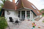 Terrasse - Ferienhaus "Nordseenest-Dorum" Wittsand 16 - Top-Hundeurlaub