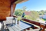 Balkon mit Gartenmöbeln - Wohnung 03 - Top-Hundeurlaub