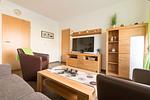 Wohnzimmer - Ferienwohnung Dat Ferienhus Norddeich Whg. 8 - Top-Hundeurlaub