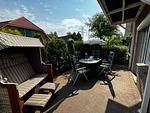 Terrasse - Ferienwohnung Dat Ferienhus Norddeich Whg. 8 - Top-Hundeurlaub