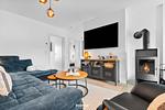 Wohnzimmer - Ferienwohnung Nordseeresort 43a Beach Break Büsum - Top-Hundeurlaub