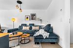 Wohnzimmer - Ferienwohnung Nordseeresort 43a Beach Break Büsum - Top-Hundeurlaub