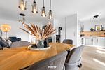 Wohnzimmer - Ferienwohnung Nordseeresort 43a Beach Break Büsum - Top-Hundeurlaub