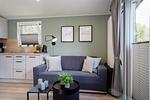 Wohnzimmer - Ferienhaus "Quartier 104" mit eingezäuntem Grundstück - Top-Hundeurlaub