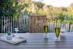 Terrasse - Ferienhaus  Achteck am Deich, Graureiherweg 4a - Top-Hundeurlaub