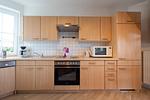 Küche / Küchenzeile - Ferienhaus  Achteck am Deich, Graureiherweg 4a - Top-Hundeurlaub
